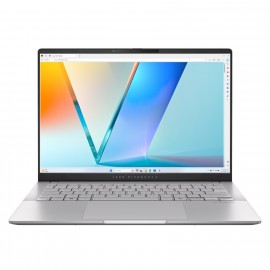 Ноутбук Asus Vivobook S 14 OLED M5406WA-PP067, 14" OLED, Ryzen AI 9 365/ 24Gb/ 1TbSSD/ Silver (90NB14P1-M003E0)