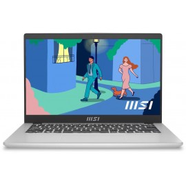 Ноутбук MSI Modern 14 C12M-239RU, 14" IPS, Core i5 1235U/ 8Gb/ 512SSD/ W11/ Silver (9S7-14J111-239)