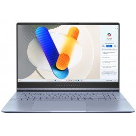 Ноутбук Asus Vivobook S 15 OLED S5506MA-MA154, 15.6" OLED, Core Ultra 5 125H/ 16Gb/ 512SSD/ Mist Blue (90NB14E2-M00AJ0)