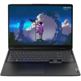 Ноутбук Lenovo IdeaPad Gaming 3 16IAH7 (82SA00FBRK), 16" IPS, Core i7 12650H/ 16Gb/ 512SSD/ RTX 3050 TI 4Gb/ Dark Grey