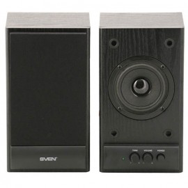 Акустика Sven SPS-607, дерево, 2x3Вт, черный