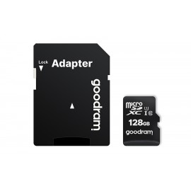 Карта памяти 128Gb GoodRAM M1AA-1280R12, SD Micro, SDXC, Class 10, UHS-I U1, переходник