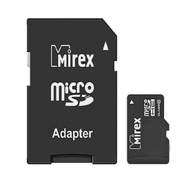 Карта памяти 256Gb Mirex 13613-AD3UH256, SD Micro, SDXC Class 10, UHS-I U3, переходник
