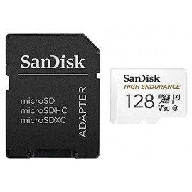 Карта памяти 128Gb SanDisk Max Endurance SDSQQVR-128G-GN6IA, SD Micro, SDXC Class 10, UHS-I U3, адаптер