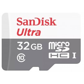 Карта памяти 32Gb SanDisk Ultra SDSQUNR-032G-GN3MN, SD Micro, SDHC Class 10, UHS-I