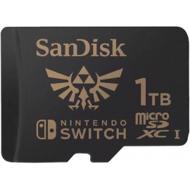 Карта памяти 1Tb SanDisk for Nintendo Switch SDSQXAO-1T00-GN6ZN, SD Micro, SDXC Class 10, UHS-I