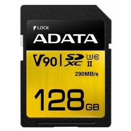 Карта памяти 128Gb AData Premier ONE ASDX128GUII3CL10-C, SD, SDXC Class 10, UHS-II U3