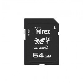 Карта памяти 64Gb Mirex 13611-SD10CD64, SD, SDHC Class 10