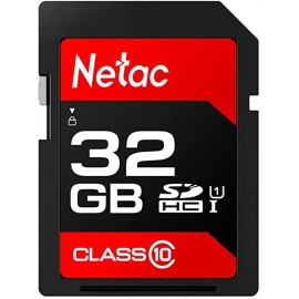 Карта памяти 32Gb Netac P600 NT02P600STN-032G-R, SD, SDHC Class 10, UHS-I U1