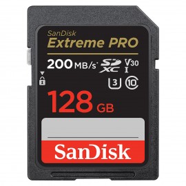 Карта памяти 128Gb SanDisk Extreme Pro SDSDXXD-128G-GN4IN, SD, SDXC Class 10, UHS-I U3