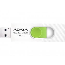 128Gb AData UV320 AUV320-128G-RWHGN, USB3.2, White/Green