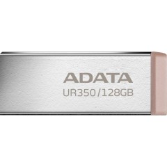 128Gb AData UR350 UR350-128G-RSR/BG, USB3.2, серебристый/коричневый