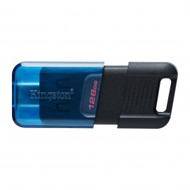 128Gb Kingston DataTraveler 80 M DT80M/128GB, USB Type-C, Black/Blue