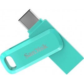 128Gb SanDisk Ultra Dual Drive Go SDDDC3-128G-G46G, USB3.1/USB Type-C, Green