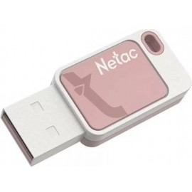 16Gb Netac UA31 NT03UA31N-016G-20PK, USB2.0, White/Pink