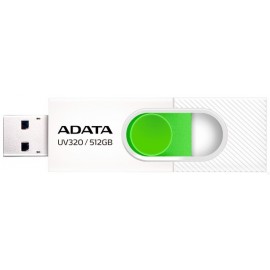 512Gb AData UV320 AUV320-512G-RWHGN, USB3.2, White/Green