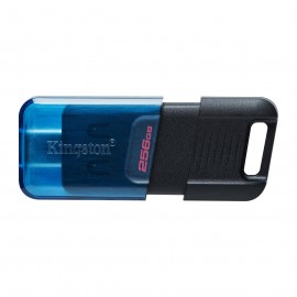 256Gb Kingston DataTraveler 80 M DT80M/256GB, USB Type-C, Black/Blue