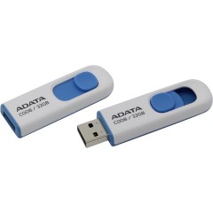 32Gb AData C008 AC008-32G-RWE, USB2.0, White/Blue