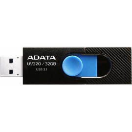 32Gb AData UV320 AUV320-32G-RBKBL, USB3.2, Black/Blue