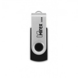 32Gb Mirex SWIVEL BLACK 13600-FMURUS32, USB2.0