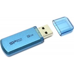 32Gb Silicon Power Helios 101 SP032GBUF2101V1B, USB2.0, Blue
