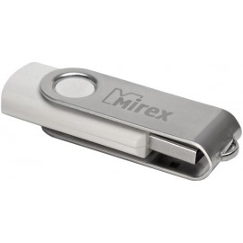 4Gb Mirex SWIVEL WHITE 13600-FMUSWT04, USB2.0