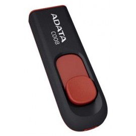64Gb AData C008 AC008-64G-RKD, USB2.0, Black/Red