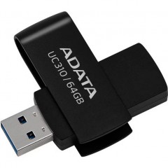 64Gb AData UC310 UC310-64G-RBK, USB3.2, Black