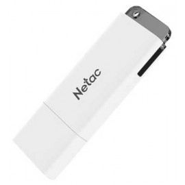 64Gb Netac U185 NT03U185N-064G-30WH, USB3.0, White