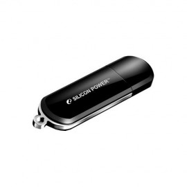 64Gb Silicon Power LuxMini 322 SP064GBUF2322V1K, USB2.0, Black