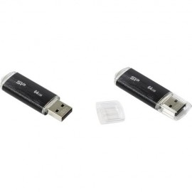 64Gb Silicon Power Ultima U02 SP064GBUF2U02V1K, USB2.0, Black