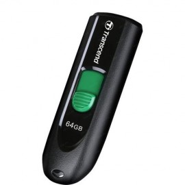 64Gb Transcend JetFlash 790C TS64GJF790C, USB3.0, черный/зеленый