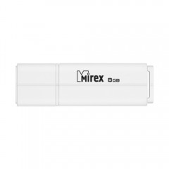 8Gb Mirex LINE WHITE 13600-FMULWH08, USB2.0