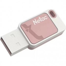 8Gb Netac UA31 NT03UA31N-008G-20PK, USB2.0, White/Pink