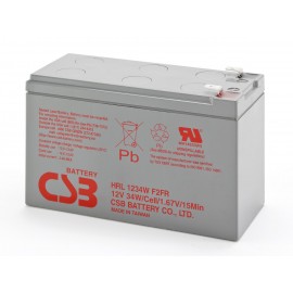 12V / 9Ah, аккумулятор для UPS, CSB HRL-1234W (F2)