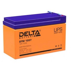 12V / 7.2Ah, аккумулятор для UPS, Delta DTM 1207