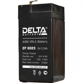 6V / 2.3Ah, аккумулятор для UPS, Delta DT 6023