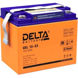 12V / 33Ah, аккумулятор для UPS, Delta GEL 12-33