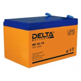 12V / 12Ah, аккумулятор для UPS, Delta HR 12-12