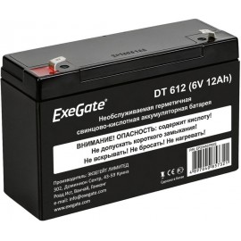 6V / 12Ah, аккумулятор для UPS, ExeGate DT 612 EP234537RUS