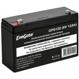 6V / 12Ah, аккумулятор для UPS, ExeGate GP6120 EX282954RUS