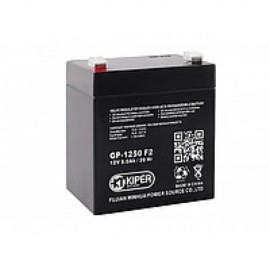 12V / 5Ah, аккумулятор для UPS, Kiper GP-1250 (F2)