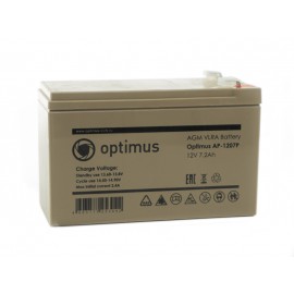 12V / 7.2Ah, аккумулятор для UPS, Optimus AP-1207P (В0000012049)