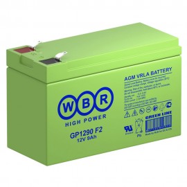 12V / 9Ah, аккумулятор для UPS, WBR GP1290 F2