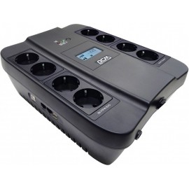 ИБП PowerCom Spider SPD-550U LCD USB, 550VA (4 + 4 Schuko)