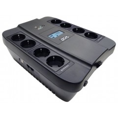 ИБП PowerCom Spider SPD-900U LCD USB, 900VA (4 + 4 Schuko)