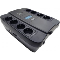 ИБП PowerCom Spider SPD-900U LCD, 900VA (4 + 4 Schuko)