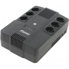 ИБП PowerMan Brick 600, 600VA (3 + 3 Schuko)