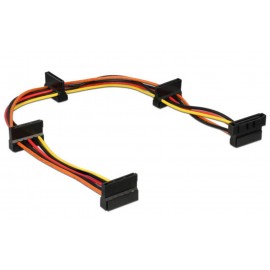 Удлинительный кабель питания SATA (M) - 4xSATA (F), 0.4м, Gembird/Cablexpert CC-SATAMF-03