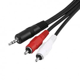 Кабель Jack3.5 (M) - 2xRCA (M) 5bites AC35J2R-020M, 2м